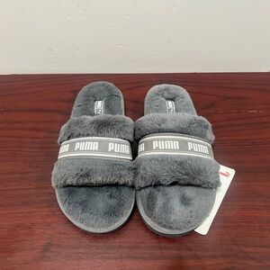 Puma, Fluff Junior, 385343 02, Grey & White